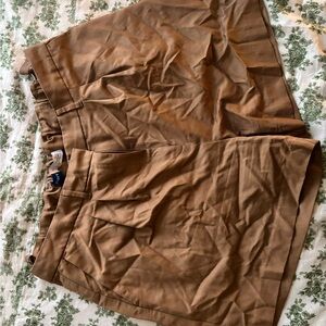 Old Navy Tan extra high rise Taylor shorts with adjustable waist